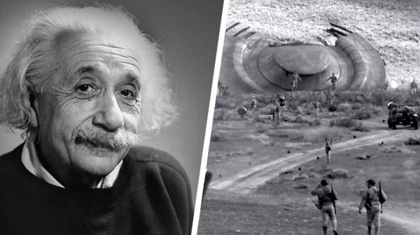 Альберт Эйнштейн прилетал в Розуэлл в 1947 году, чтобы изучить обломки НЛО и инопланетян