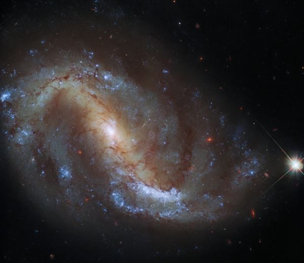 Hubble сфотографировал галактику в созвездии Журавля