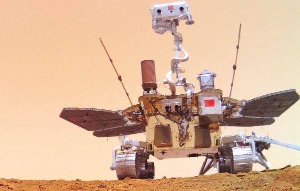 Китайский марсоход «Чжужун» перешел в спящий режим из-за сильной пыльной бури
