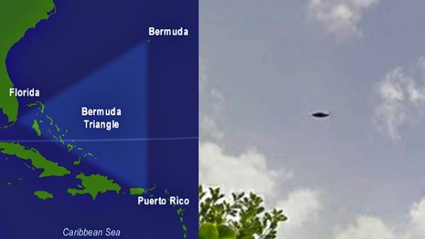 В центре Бермудского треугольника обнаружили НЛО