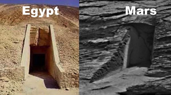 «Вход в древнюю гробницу» обнаружили на Марсе