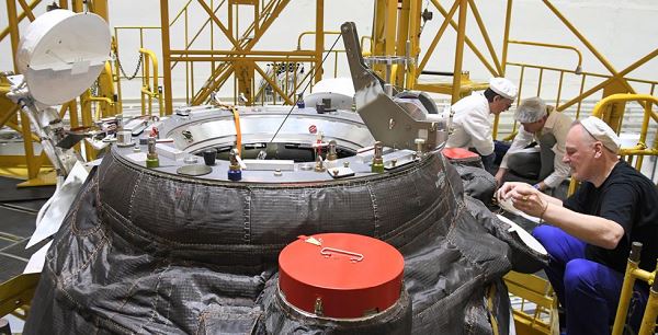 Завершилась загрузка корабля "Прогресс МС-20" оборудованием для доставки на МКС